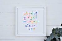 ALPHABET ABCs 123s FARMHOUSE Style Sign
