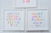 ALPHABET ABCs 123s FARMHOUSE Style Sign