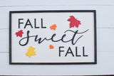 FALL SWEET FALL 3D Wood Sign |  Fall Sign   | Fall Decor Autumn Decor