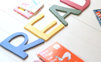 PLAY  READ  TOYS  Playroom Sign |   Playroom Decor |  Play Wood Letters  |  Play Sign  |  Play Wood Sign