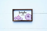 PUMPKIN PATCH +  GATHER Set of 2 | Fall Tier Tray Signs | Sign Set Autumn