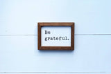 AUTUMN Vibes + Be GRATEFUL + Orange LEAF Signs Set of 3 | Fall Tier Tray Signs | Sign Set Autumn