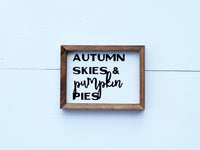 Hello FALL Mug +  AUTUMN Skies + Fall Vibes Signs Set of 23| Fall Tier TRAY Signs | Sign Set Autumn