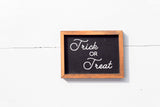 TRICK or TREAT + Spider Set of 2 | Fall  HALLOWEEN Tier Tray Signs | Sign Set Autumn