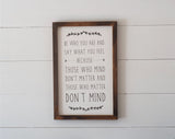 Be Who You Are Farmhouse Sign |  CHILDREN'S ROOM DECOR
