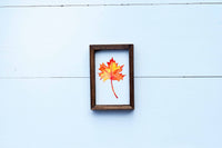 AUTUMN Vibes + Be GRATEFUL + Orange LEAF Signs Set of 3 | Fall Tier Tray Signs | Sign Set Autumn