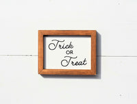 TRICK or TREAT + Hocus Pocus Set of 2 | Fall  HALLOWEEN Tier Tray Signs | Sign Set Autumn