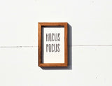 TRICK or TREAT + Hocus Pocus Set of 2 | Fall  HALLOWEEN Tier Tray Signs | Sign Set Autumn