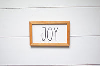 FARMHOUSE CHRISTMAS SIGNS | Perfect for Tier Trays, Mantles & Shelves | Ho Ho Ho Jolly Noel Joy