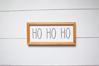 FARMHOUSE CHRISTMAS SIGNS | Perfect for Tier Trays, Mantles & Shelves | Ho Ho Ho Jolly Noel Joy