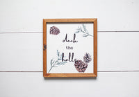 DECK the HALLS CHRISTMAS Sign | Farmhouse XMas Decor