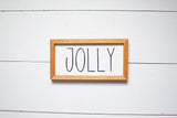 FARMHOUSE CHRISTMAS SIGNS | Perfect for Tier Trays, Mantles & Shelves | Ho Ho Ho Jolly Noel Joy