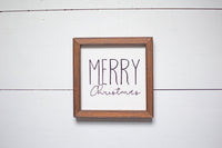MERRY CHRISTMAS or BELIEVE in the Magic of Christmas Sign