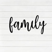 FAMILY WOOD Word Cutout Wall Decor 2