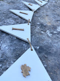 FALL BANNER BUNTING Wood