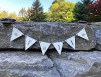 FALL BANNER BUNTING Wood