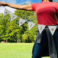 FALL BANNER BUNTING Wood