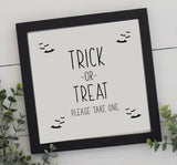 PLEASE TAKE ONE Trick or Treat Sign | Halloween Sign