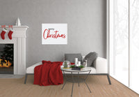 MERRY CHRISTMAS Sign | Christmas Farmhouse Sign | Holiday Decor | Modern Rustic