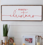 MERRY CHRISTMAS Sign | Christmas Farmhouse Sign