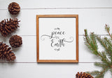 PEACE on EARTH SIGN | Holiday Sign | Decor | Christmas Farmhouse Sign