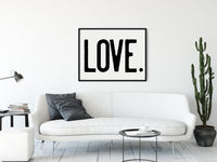 LOVE Modern Rustic Wood Sign | Farmhouse Style Sign