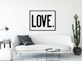 LOVE Modern Rustic Wood Sign | Farmhouse Style Sign