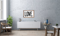 LOVE Modern Rustic Wood Sign | Farmhouse Style Sign
