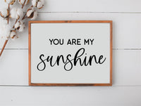 You Are My Sunshine Wood Sign | Nursery Decor | Baby Room Wall Decor | Kids Room Signs