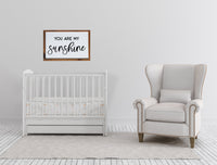 You Are My Sunshine Wood Sign | Nursery Decor | Baby Room Wall Decor | Kids Room Signs
