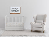 You Are My Sunshine Wood Sign | Nursery Decor | Baby Room Wall Decor | Kids Room Signs