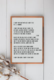 I CARRY YOUR HEART Sign | E.E. Cummings Wood Sign | Farmhouse Wall Decor | Love