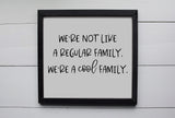 COOL FAMILY SIGN | Wood Sign | Family Sign | Farmhouse Wall Decor