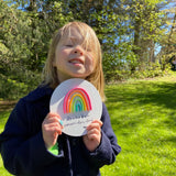 Be a Rainbow in Someone Else’s Cloud Sign | Rainbow Wood Sign | Colorful Wood Sign | Rainbow Wall Art
