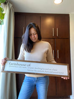 Farmhouse-ish Wood sign