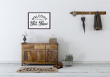 Welcome to the Shit Show Wood Sign | Shit Show Wall Sign Decor | Farmhouse Sign Decor