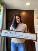 Farmhouse-ish Wood sign
