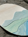 Mountains Wall Wood Decor | Mountain Wood Wall Art | Mountain Scene Wood Art
