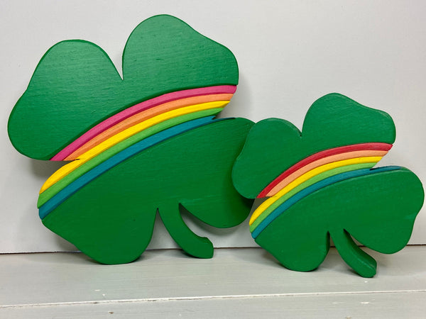 Shamrock Wood Shape 4 leaf Clover, St Patricks Day, March, Spring Decor  Sign Making Supplies, Wooden four leaf clover, Unfinished, Quality